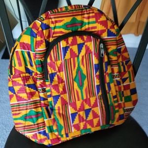 AUTHENTIC KENTE PRINT BACK PACK